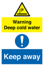 CV7328: Warning Deep cold water Keep away
