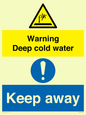CV7328: Warning Deep cold water Keep away
