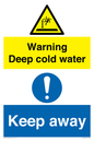 CV7328: Warning Deep cold water Keep away