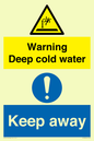 CV7328: Warning Deep cold water Keep away