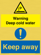 CV7328: Warning Deep cold water Keep away