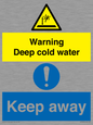 CV7328: Warning Deep cold water Keep away