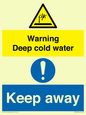 CV7328: Warning Deep cold water Keep away