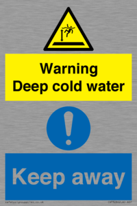 CV7328: Warning Deep cold water Keep away