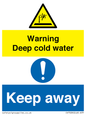 CV7328: Warning Deep cold water Keep away