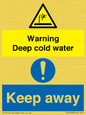 CV7328: Warning Deep cold water Keep away