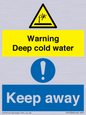 CV7328: Warning Deep cold water Keep away