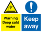 CV7328: Warning Deep cold water Keep away