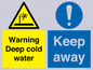 CV7328: Warning Deep cold water Keep away