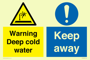 CV7328: Warning Deep cold water Keep away