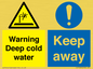 CV7328: Warning Deep cold water Keep away