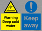 CV7328: Warning Deep cold water Keep away