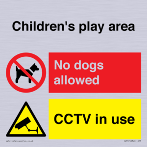 CV7376: Children's play area. No dogs allowed, CCTV in use