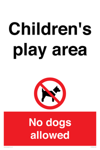 CV7378: Children's play area. No dogs allowed