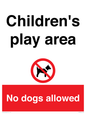 CV7378: Children's play area. No dogs allowed