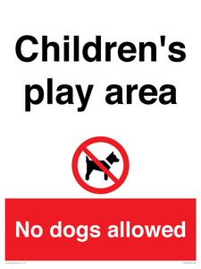 CV7378: Children's play area. No dogs allowed