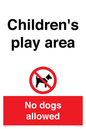 CV7378: Children's play area. No dogs allowed