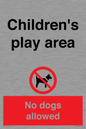 CV7378: Children's play area. No dogs allowed