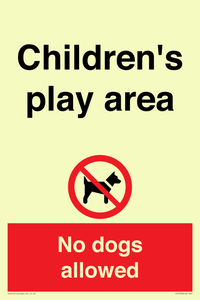 CV7378: Children's play area. No dogs allowed