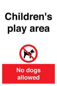 CV7378: Children's play area. No dogs allowed