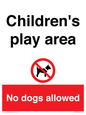 CV7378: Children's play area. No dogs allowed
