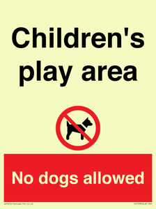 CV7378: Children's play area. No dogs allowed