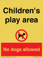 CV7378: Children's play area. No dogs allowed