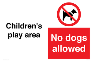 CV7378: Children's play area. No dogs allowed