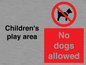 CV7378: Children's play area. No dogs allowed