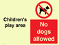 CV7378: Children's play area. No dogs allowed