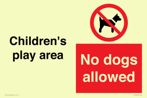 CV7378: Children's play area. No dogs allowed