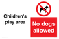 CV7378: Children's play area. No dogs allowed