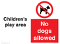 CV7378: Children's play area. No dogs allowed