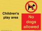 CV7378: Children's play area. No dogs allowed