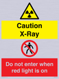 CV7386: Caution X-Ray. Do not enter when red light is on