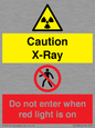 CV7386: Caution X-Ray. Do not enter when red light is on