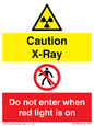 CV7386: Caution X-Ray. Do not enter when red light is on