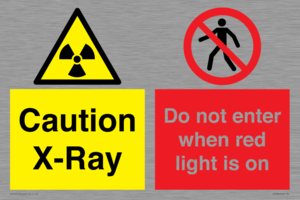 CV7386: Caution X-Ray. Do not enter when red light is on