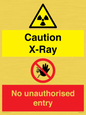CV7387: Caution X-ray. No unauthorised entry