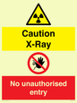 CV7387: Caution X-ray. No unauthorised entry