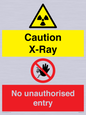 CV7387: Caution X-ray. No unauthorised entry