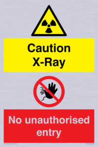 CV7387: Caution X-ray. No unauthorised entry