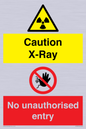 CV7387: Caution X-ray. No unauthorised entry