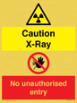 CV7387: Caution X-ray. No unauthorised entry