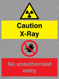 CV7387: Caution X-ray. No unauthorised entry