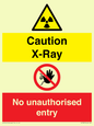 CV7387: Caution X-ray. No unauthorised entry