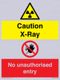 CV7387: Caution X-ray. No unauthorised entry
