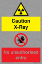 CV7387: Caution X-ray. No unauthorised entry