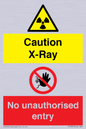 CV7387: Caution X-ray. No unauthorised entry