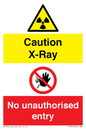 CV7387: Caution X-ray. No unauthorised entry